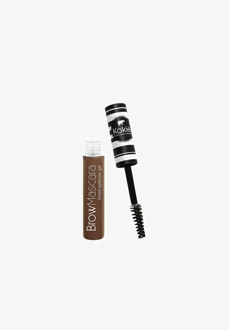 Kokie Cosmetics - KOKIE BROW MASCARA TINTED EYEBROW GEL - LIGHT BROWN - Eyebrow Gel - brown, Suurenna
