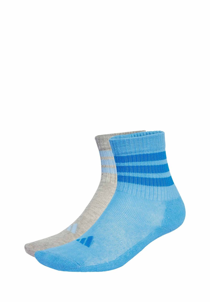 adidas Performance ANTI-SLIP 2 PACK - Športové ponožky - blue burst/medium grey heather