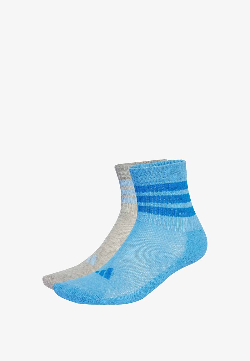 adidas Performance ANTI-SLIP 2 PACK - Športové ponožky - blue burst/medium grey heather
