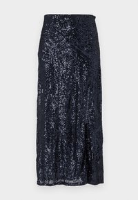 FAUCA - Maxi sukně - maritime blue