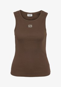 Unselected, chocolate brown