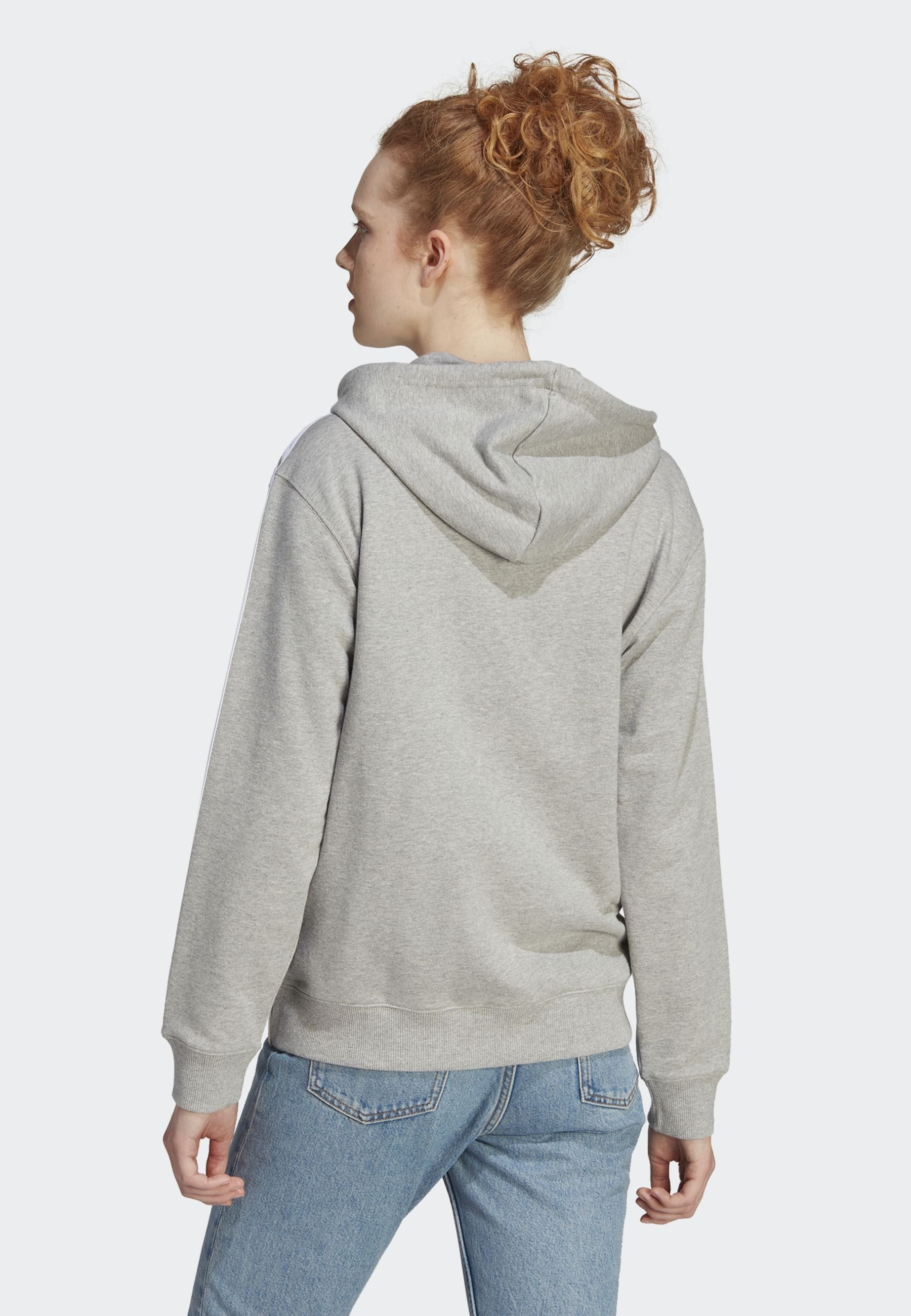売れ筋商品|||アディダスオリジナルス パーカー・スウェットシャツ レディース アウター HOODIE - Zip-up sweatshirt - medium grey heather adidas Originals HOODIE - Zip-up sweatshirt - medium grey