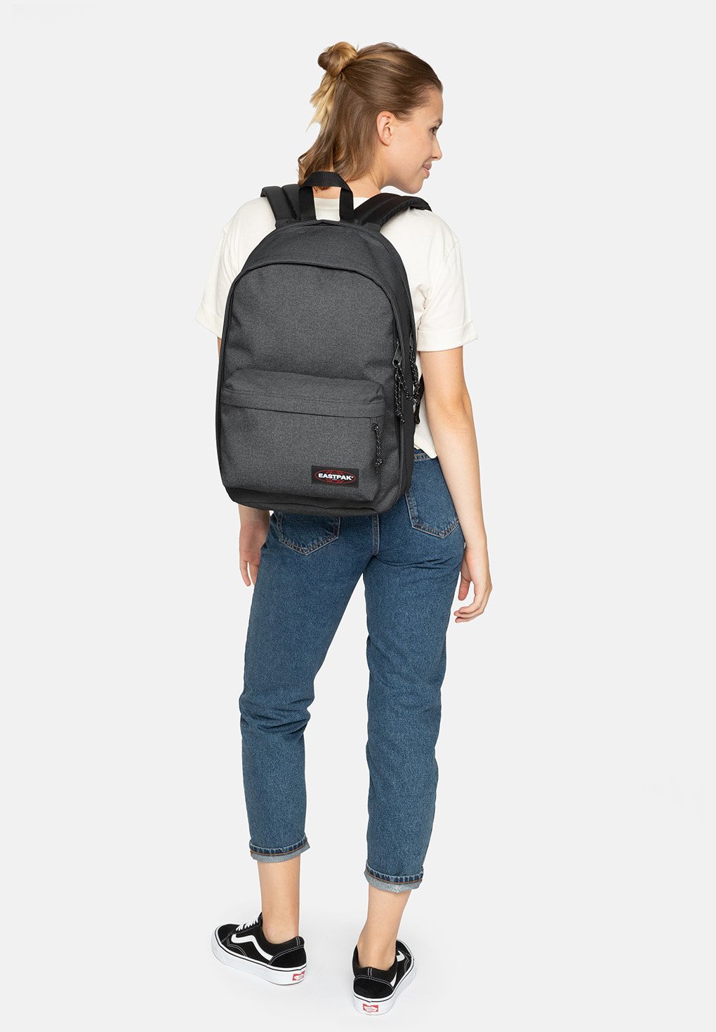 Eastpak BACK TO WORK - Mochila - black denim/negro 