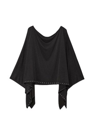 WITH STUDS  - Cape - black