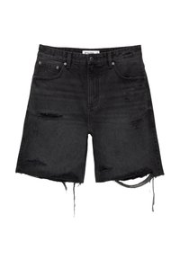 BERMUDA  - Denimshorts - black