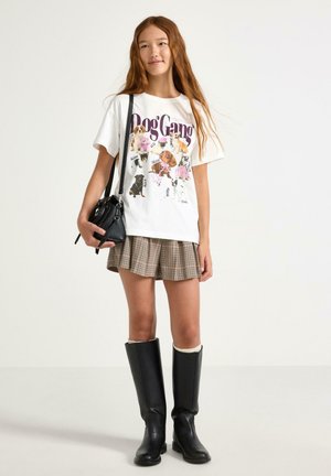 Lindex, LINDEX T-SHIRT LINDEX - T-shirts print - white