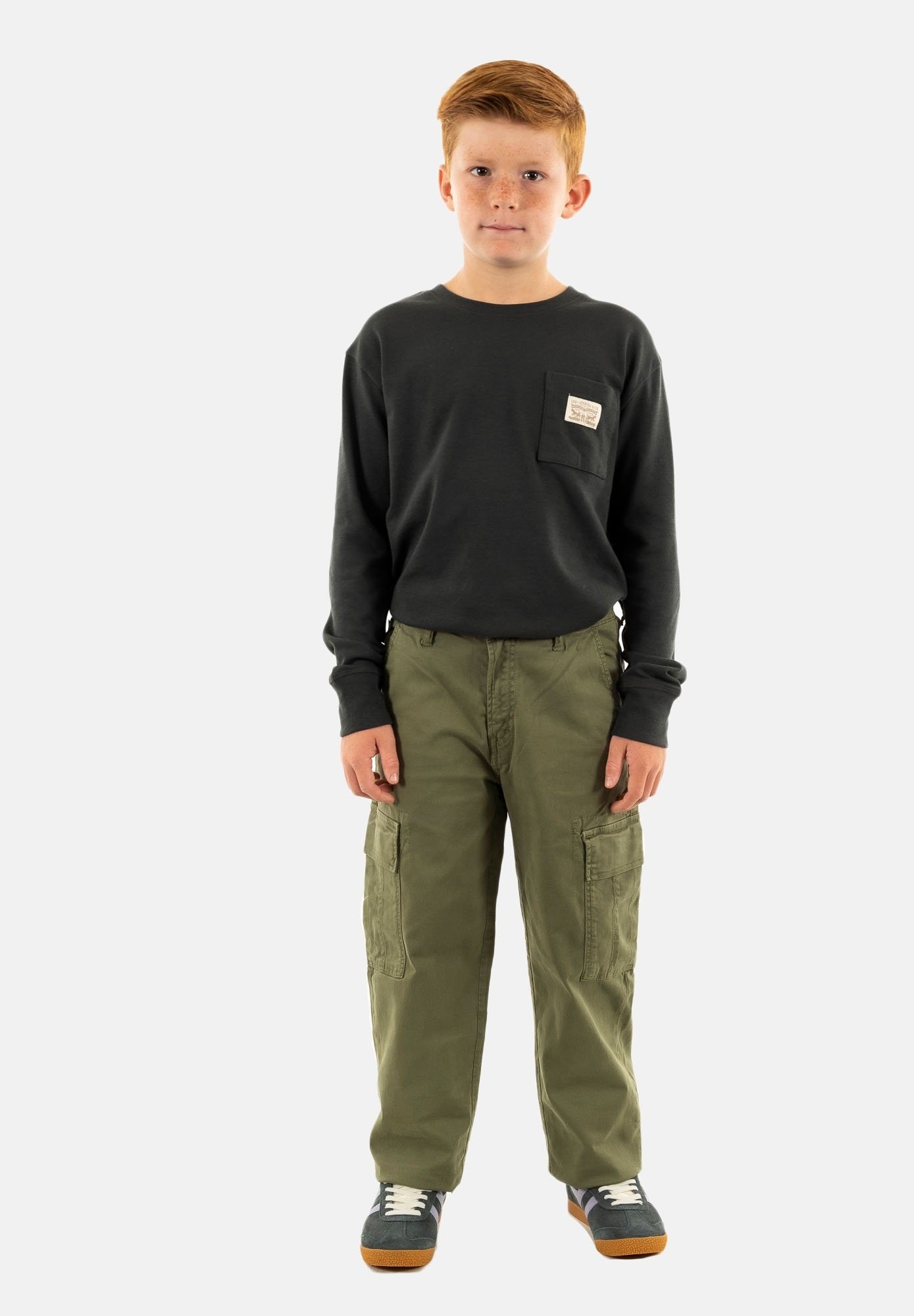 Le Temps Des Cerises BTRITON Pantalon cargo vert ZALANDO