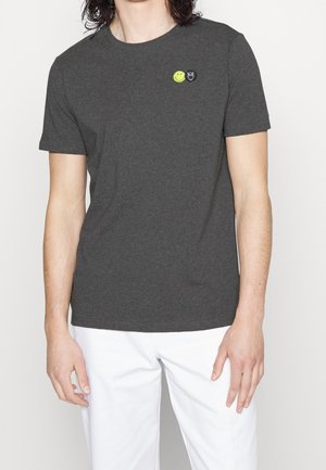 Printtipaita - mottled dark green