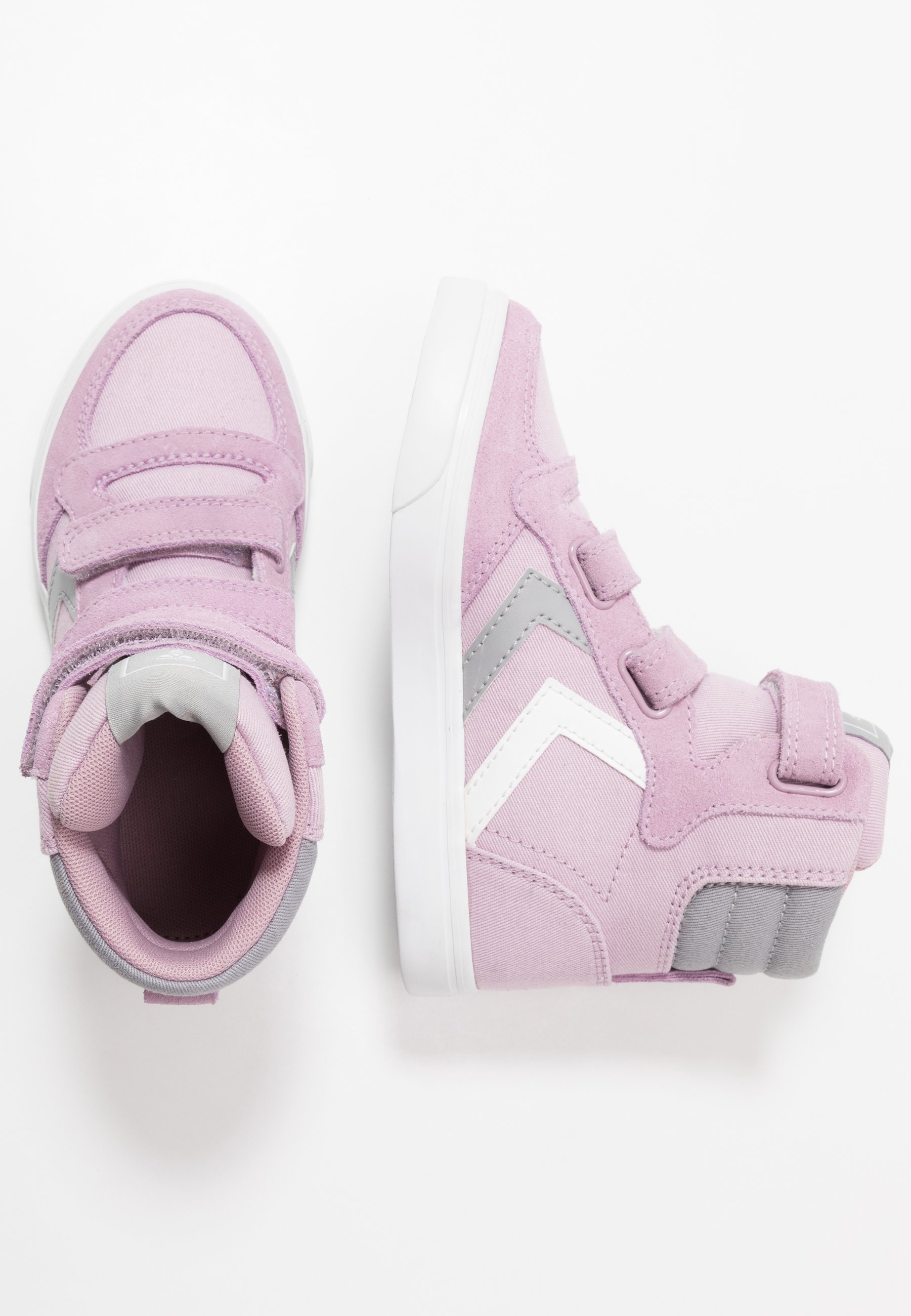 Hummel STADIL HIGH JR - High-top trainers - mauve shadow/light pink -  Zalando.ie
