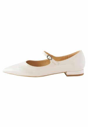 FOREVER COMFORT POINT MARY JANE - Ballerinaskor med remmar - bone