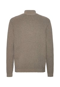 Clean Cut Copenhagen OSCAR HALF-ZIP  - Strikkegenser - brindle melange