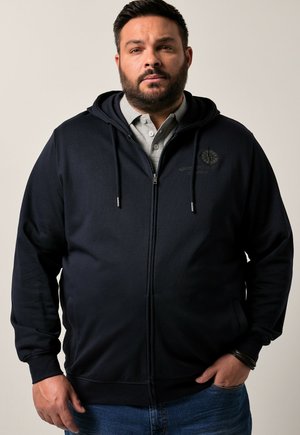 Zip-up sweatshirt - navy blue