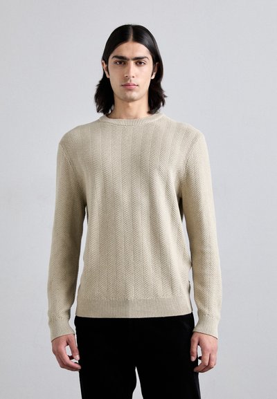 NN.07 PETE CREW - Svetr - khaki beige