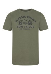 TOM TAILOR 4 PACK - T-shirt print - gravel beige