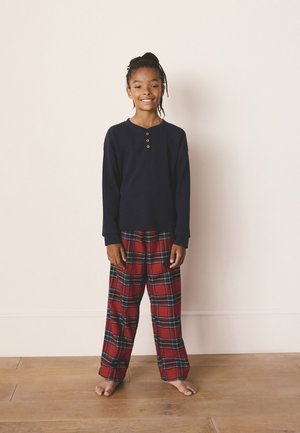 Next, REGULAR FIT - LONG SLEEVE SET - Nattøj sæt - red flannel check