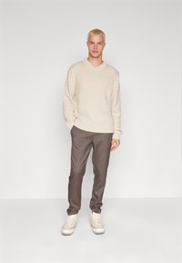 Jack & Jones JORCOSY CABLE VNECK - Jumper - moonbeam