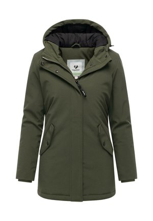 Parka - dark olive