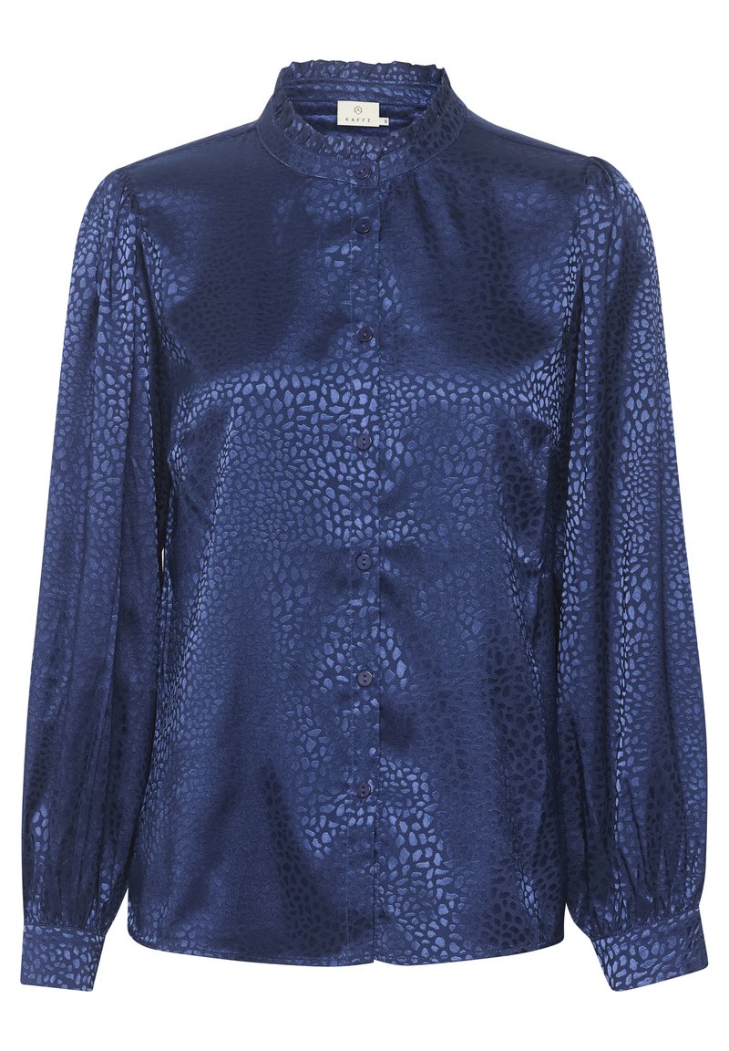 Kaffe Overhemdblouse donkerblauw Kaffe Overhemdblouse donkerblauw