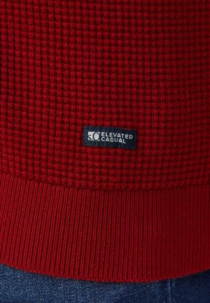s.Oliver, PULLOVER - Strickpullover - rot