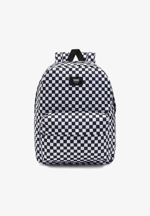 Vans, MN OLD SKOOL CHECK BACKPACK - Mochila - black white