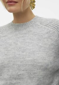 Vero Moda VMENYA  - Maglione - light grey melange