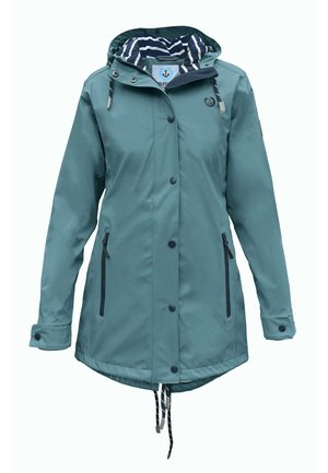 Regenjacke / wasserabweisende Jacke - petrolblau