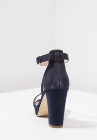 Pier One Sandály na vysokém podpatku - dark blue