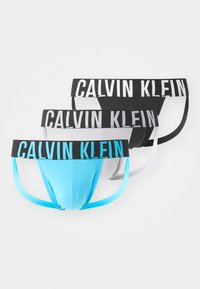 Calvin Klein Underwear - JOCK STRAP INTENSE POWER 3 PACK - Slip - carnival blue/black/misty grey Immagine in miniatura 1