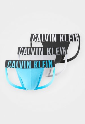 JOCK STRAP INTENSE POWER 3 PACK - Slip - carnival blue/black/misty grey