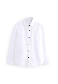 Next - LONG SLEEVE LINEN BLEND SHIRT - Košile - white Miniatura obrázku 1