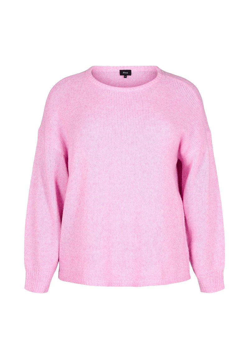 Zizzi Trui gemêleerd donkerroze