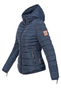 Jūras spēku pūkainais jaku ar kapuci, ar quilted dizainu un sānu rāvējslēdzēja kabatām. Iespējas emblēma kreisajā plecā un elastīgas aproces.