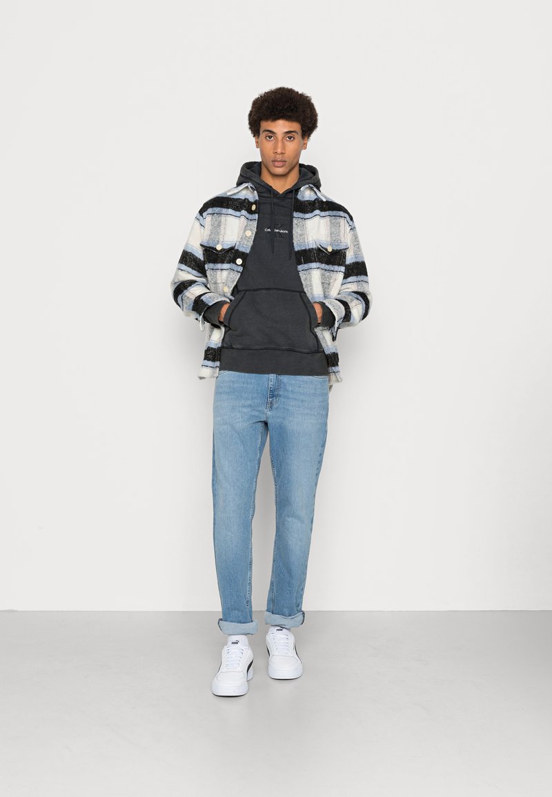 Calvin Klein Jeans MONOGRAM - Mikina - washed black