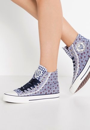 Sneakers high - light blue