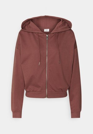 Sweat zippé - brown