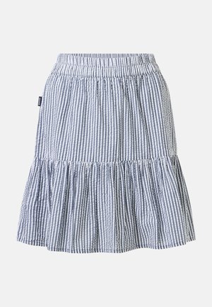 Seaside, MARINA SEERSUCKER SHORT SKIRT W - Gonna a campana - navy stripe