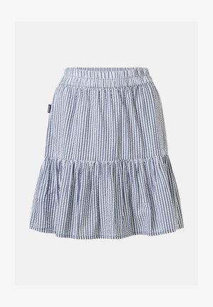 Seaside, MARINA SEERSUCKER SHORT SKIRT W - Gonna a campana - navy stripe