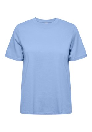 PCRIA FOLD UP SOLID TEE - Základné tričko - hydrangea