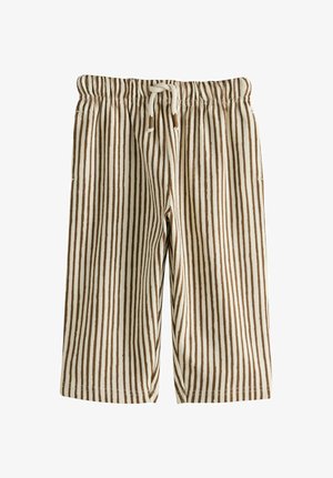Next, Pantalones deportivos - brown & ecru stripe