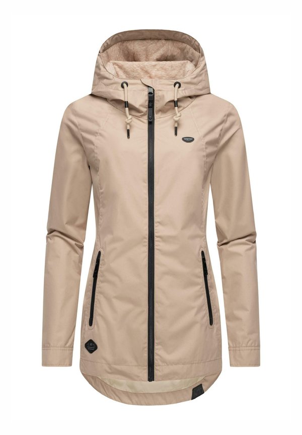 ZUKA - Regenjacke / wasserabweisende Jacke - latte