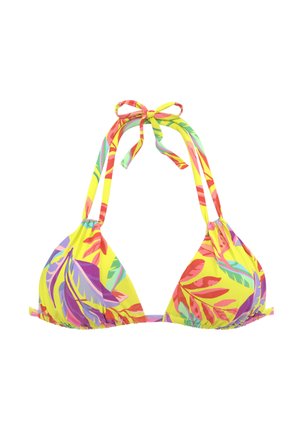 s.Oliver Bikinitop - gelb-bedruckt
