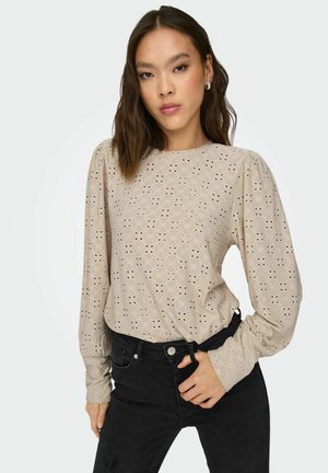 VOLUMINÖSER ARMSCHNITT - Blusa - cement