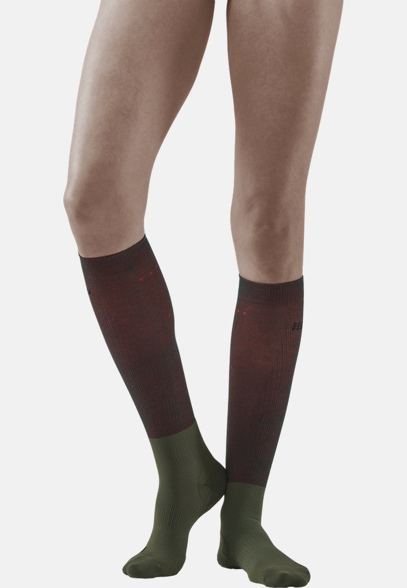 CEP INFRARED RECOVERY SOCKS WOMEN - MADE IN GERMANY - Kniekousen - forest night