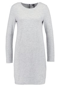 Vero Moda Stickad klänning - mottled light grey