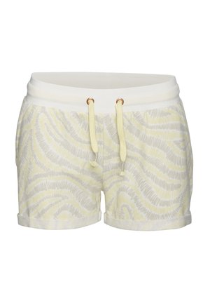 Shorts - hellgelb /  hellgrau gemustert