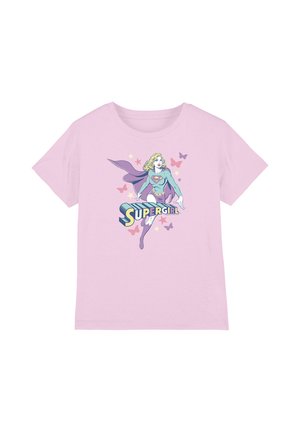 Cotton Soul, DC SUPERGIRL PASTELS UNISEX - T-Shirt print - pink