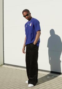 adidas Performance FIGC ITALY TIRO TRAVEL TEE - Reprezentančna oblačila - victory blue