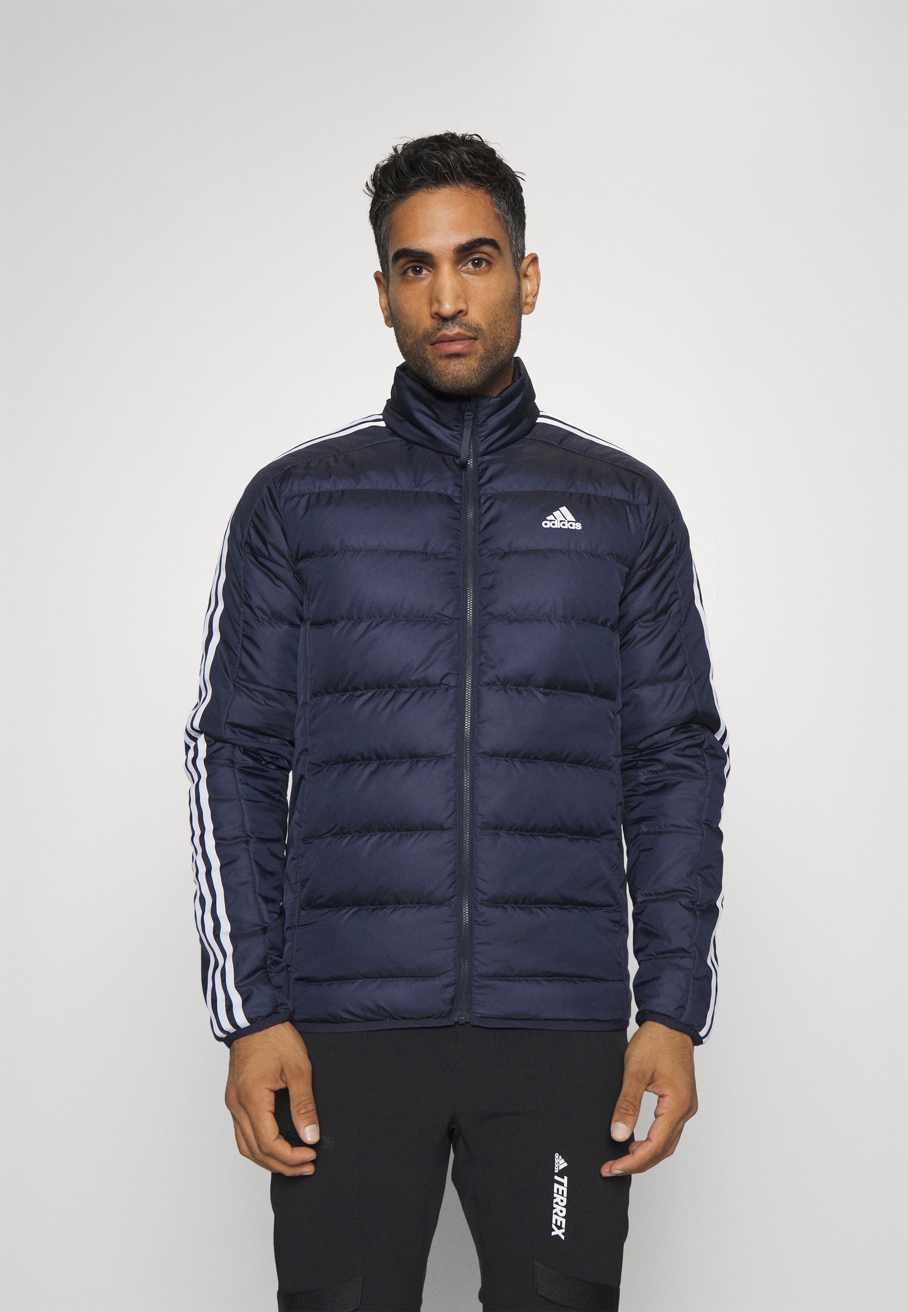 adidas Sportswear ESSENTIALS 3-STRIPES LITE - Daunenjacke - legend  ink/dunkelblau