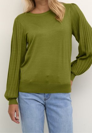 Strickpullover - green