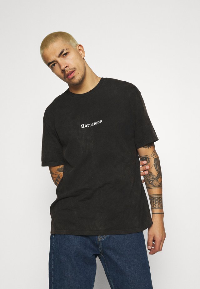 MALMO PRINT TEE - T-shirt print - grey